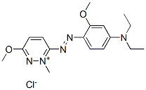 CAS#: 94109-85-0, 6-[[4-(Diethylamino)-2-Methoxyphenyl]Azo]-3-Methoxy-1-Methylpyridazinium Chloride