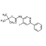 CAS#: 941271-13-2, 2-Methyl-2-propanyl (4-iodo-6-phenyl-3-pyridinyl)carbamate