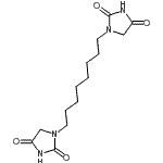 CAS 登录号：94134-13-1， 1,1'-(1,8-辛烷二基)二(2,4-咪唑烷二酮)