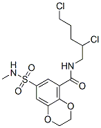 CAS#: 94134-91-5, N-(2,5-Dichloropentyl)-2,3-Dihydro-7-(N-Methylsulphamoyl)-1,4-Benzodioxin-5-Carboxamide