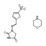 CAS#: 94135-68-9, 1-{[(5-Nitro-2-furyl)methylene]amino}-2,4-imidazolidinedione - morpholine (1:1)