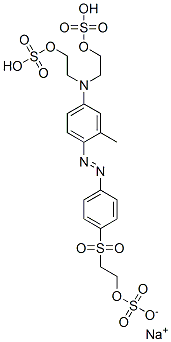 CAS#: 94157-82-1, 2,2'-[[3-Methyl-4-[[4-[[2-(Sulphooxy)Ethyl]Sulphonyl]Phenyl]Azo]Phenyl]Imino]Bisethyl Bis(Hydrogen Sulphate), Sodium Salt