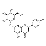 CAS#: 94159-34-9, 5-Hydroxy-2-(4-hydroxyphenyl)-4-oxo-4H-chromen-7-yl alpha-D-glucopyranoside