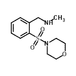 CAS 登录号：941717-08-4， N-甲基-1-[2-(4-吗啉基磺酰基)苯基]甲胺