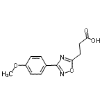 CAS#: 94192-18-4, 3-[3-(4-Methoxyphenyl)-1,2,4-oxadiazol-5-yl]propanoic acid