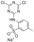 CAS 登录号：94199-98-1， 4-[(4,6-二氯-1,3,5-三嗪-2-基)氨基]甲苯-3-磺酸钠