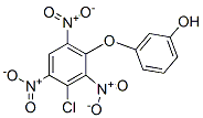CAS 登录号：94200-68-7， 3-(3-氯-2,4,6-三硝基苯氧基)苯酚