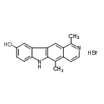 CAS#: 94200-78-9, 1,5-dimethyl-6H-pyrido[3,4-h]carbazol-9-ol hydrobromide