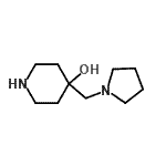 CAS#: 942031-83-6, 4-(1-Pyrrolidinylmethyl)-4-piperidinol