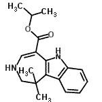 CAS#: 942145-77-9, Isopropyl 1,1-dimethyl-1,2,3,6-tetrahydroazepino[4,5-b]indole-5-carboxylate