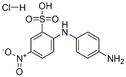 CAS 登录号：94232-01-6， 2-[(4-氨基苯基)氨基]-5-硝基苯磺酸盐酸盐