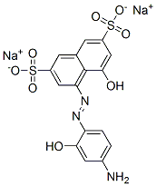 CAS 登录号：94236-87-0， 4-[(4-氨基-2-羟基苯基)偶氮]-5-羟基萘-2,7-二磺酸二钠