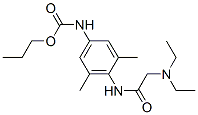 CAS#: 94262-08-5, Propyl N-[4-[(2-Diethylaminoacetyl)Amino]-3,5-Dimethyl-Phenyl]Carbamate