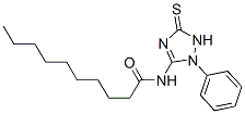 CAS#: 94276-02-5, N-(2,5-Dihydro-2-Phenyl-5-Thioxo-1H-1,2,4-Triazol-3-Yl)Decan-1-Amide