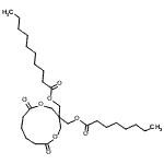 CAS#: 94278-17-8, [3-(octanoyloxymethyl)-6,11-dioxo-1,5-dioxacycloundec-3-yl]methyl decanoate