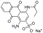 CAS#: 94349-50-5, Sodium 1-Amino-9,10-Dihydro-9,10-Dioxo-4-[(1-Oxopropyl)Amino]Anthracene-2-Sulphonate