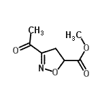 CAS#: 94447-70-8, Methyl 3-acetyl-4,5-dihydro-1,2-oxazole-5-carboxylate