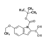 CAS#: 944562-81-6, (6-Ethoxy-1-{[(2-methyl-2-propanyl)oxy]carbonyl}-1H-indol-2-yl)boronic acid