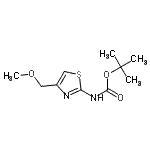 CAS#: 944804-85-7, 2-Methyl-2-propanyl [4-(methoxymethyl)-1,3-thiazol-2-yl]carbamate