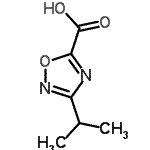 CAS#: 944906-38-1, 3-isopropyl-1,2,4-oxadiazole-5-carboxylic acid