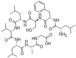 CAS#: 94495-17-7, Leucyl-phenylalanyl-seryl-leucyl-valyl-leucyl-alanyl-glycine