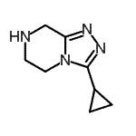 CAS#: 945262-32-8, 3-Cyclopropyl-5,6,7,8-tetrahydro[1,2,4]triazolo[4,3-a]pyrazine