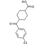 CAS#: 945362-37-8, 4-(4-Chlorobenzoyl)cyclohexanecarboxylic acid
