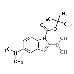 CAS#: 945493-49-2, [5-(Dimethylamino)-1-{[(2-methyl-2-propanyl)oxy]carbonyl}-1H-indol-2-yl]boronic acid