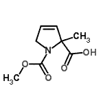 CAS#: 946057-50-7, 1-(Methoxycarbonyl)-2-methyl-2,5-dihydro-1H-pyrrole-2-carboxylic acid
