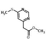 CAS#: 946422-10-2, Methyl [6-(methylsulfanyl)-4-pyrimidinyl]acetate
