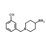 CAS#: 946679-47-6, 3-[(4-Amino-1-piperidinyl)methyl]phenol