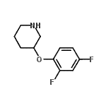 CAS#: 946681-33-0, 3-(2,4-Difluorophenoxy)piperidine