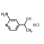 CAS#: 947533-19-9, 1-(2-Amino-4-pyridinyl)ethanol hydrochloride (1:1)