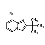 CAS 登录号：947533-68-8， 8-溴-2-(2-甲基-2-丙基)咪唑并[1,2-a]吡啶