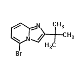CAS 登录号：947533-74-6， 5-溴-2-(2-甲基-2-丙基)咪唑并[1,2-a]吡啶