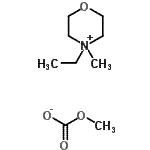 CAS#: 947601-93-6, 4-Ethyl-4-methylmorpholin-4-ium methyl carbonate