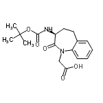 CAS#: 94793-95-0, [(3S)-3-({[(2-Methyl-2-propanyl)oxy]carbonyl}amino)-2-oxo-2,3,4,5-tetrahydro-1H-1-benzazepin-1-yl]acetic acid