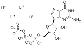CAS#: 94825-44-2, Guanosine5'-(Trihydrogen Diphosphate) P'-Anhydride With Phosphorothioic Acid Lithiumsalt (1:4)