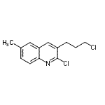 CAS#: 948289-99-4, 2-Chloro-3-(3-chloropropyl)-6-methylquinoline