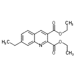 CAS 登录号：948290-64-0， 二乙基7-乙基-2,3-喹啉二羧酸酯