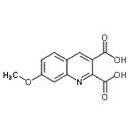 CAS#: 948290-89-9, 7-Methoxy-2,3-quinolinedicarboxylic acid