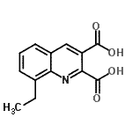 CAS#: 948291-43-8, 8-Ethyl-2,3-quinolinedicarboxylic acid