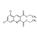 CAS#: 948293-80-9, Diethyl 5,7-dichloro-2,3-quinolinedicarboxylate