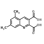 CAS 登录号：948293-89-8， 5,7-二甲基-2,3-喹啉二甲酸