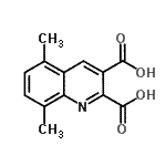 CAS#: 948293-98-9, 5,8-Dimethyl-2,3-quinolinedicarboxylic acid