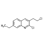CAS#: 948294-55-1, 2-Chloro-3-(2-chloroethyl)-7-ethylquinoline