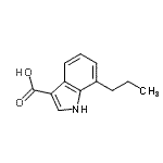 CAS#: 948581-65-5, 7-Propyl-1H-indole-3-carboxylic acid
