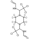 CAS 登录号：948595-12-8， N,N'-[(<sup>2</sup>H<sub>8</sub>)-1,4-哌嗪二基二(2,2,2-三氯-1,1-乙二基)]二甲酰胺