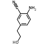 CAS 登录号：949495-46-9， 2-氨基-5-(2-羟基乙基)苯甲腈