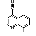 CAS#: 949535-30-2, 8-Fluoro-4-quinolinecarbonitrile